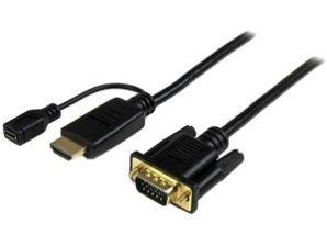 Cable StarTech.com HD2VGAMM10 - Activo - HDMI a VGA - 3 Mts HDMI A VGA 1920X1200 1080P