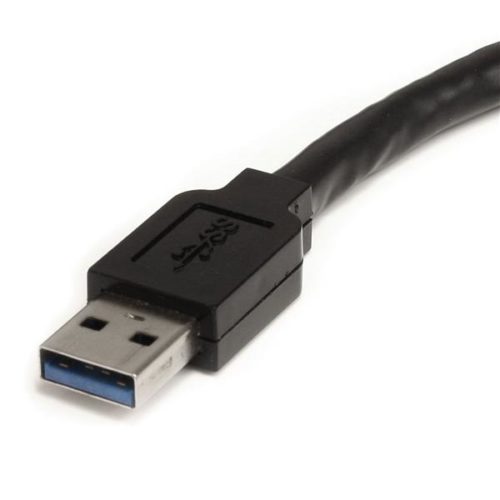 Cable Extensor StarTech.com USB3AAEXT10M - USB 3.0 - 10m - Macho a Hembra - Negro ALARGADOR