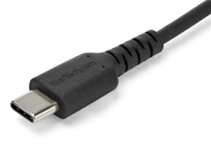 Cable USB StarTech.com RUSB2AC1MB - USB 2.0 a USB-C - 1 M - Fibra Aramida - Negro NEGRO - CON FIBRA ARAMIDA