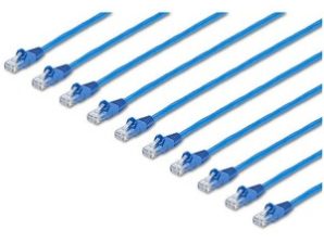 Cable de Red StarTech.com - Cat6 - RJ-45 - 4.5M - Azul - 10 Piezas 4.5M - PACK DE 10 - SIN ENGANCHE