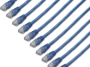 Cable StarTech.com Patch Cat6 UTP Moldeado RJ-45 Macho - RJ-45 Macho, 1.8 Metros, Azul - 10 Piezas 1.8M - PACK DE 10 - MOLDEADO