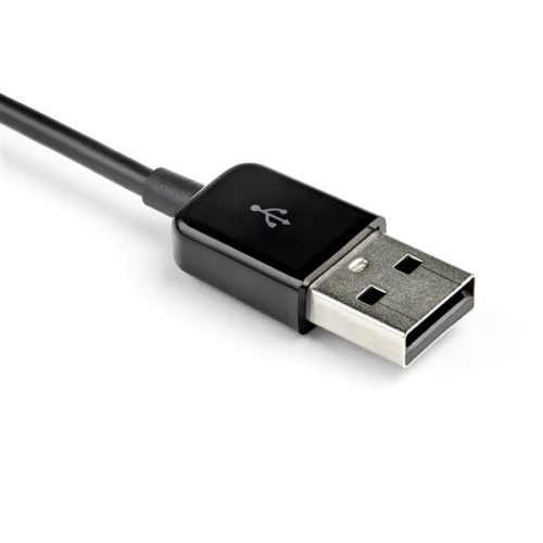 Adaptador StarTech.com VGA2HDMM2M - VGA a - HDMI - Alimentación USB - 2 Mts - 1080p - Negro DE 2M - CON AUDIO VíA USB - 1080P