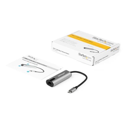 Adaptador de Red StarTech.com - USB-C a RJ-45 - Macho/Hembra - 2.5 Gbps ETHERNET GIGABIT 2.5 - 2.5GBASE-T