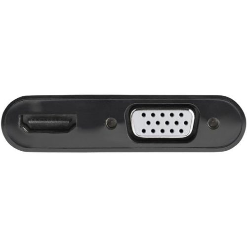 Adaptador StarTech.com DisplayPort Macho - HDMI + VGA Hembra, Negro 4K 60HZ - PARA MAC § WINDOWS