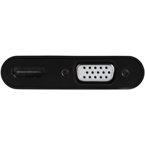 Adaptador Mini StarTech.com DisplayPort Macho - HDMI/VGA Macho, Negro VGA - 4K 60HZ - THUNDERBOLT 2