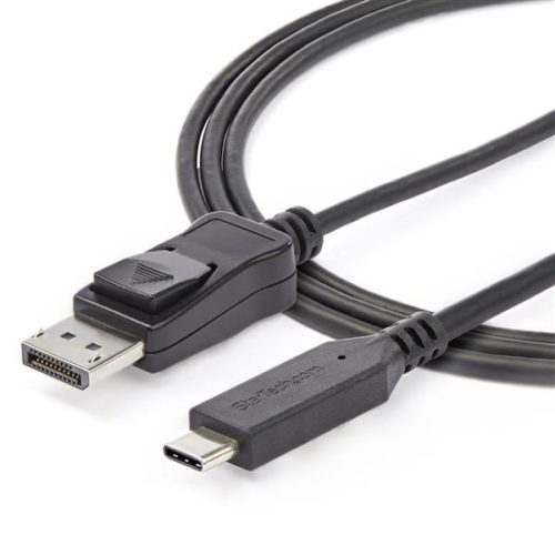 Cable StarTech.com USB-C Macho - DisplayPort Macho, 1.8 Metros, Negro DISPLAYPORT TIPO C 8K 60HZ