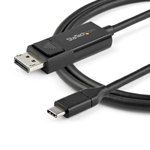 StarTech.com Cable DisplayPort Macho - USB C Macho, 2 Metros, Negro LAYPORT - 2M - BIDIRECCIONAL - 8K