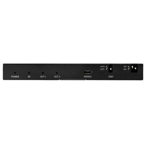 Divisor de Señal StarTech.com HDMI, 2 Puertos, Negro 2PUERTOS - 4K 60HZ - ESCALADOR