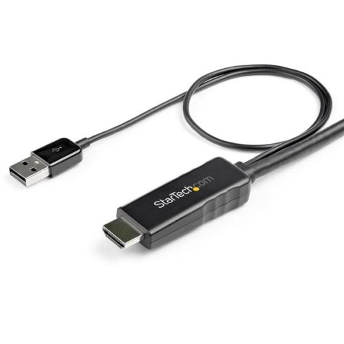 StarTech.com Cable HDMI Macho - DisplayPort Macho, 2 Metros, Negro 2M - ALIMENTADO POR USB - 4K 30HZ