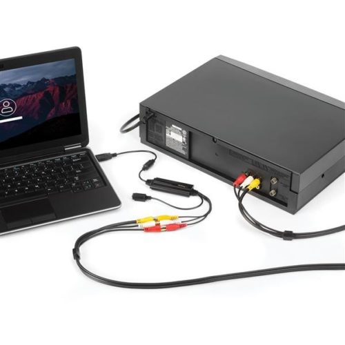 StarTech.com Adaptador de Captura de Video USB Macho - Composite/S-Video/2x RCA Hembra, Negro VIDEO COMPUESTO/S-VIDEO A USB