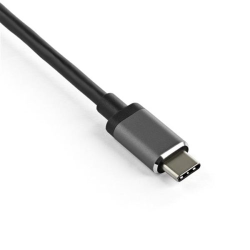 StarTech.com USB C Macho - HDMI/DisplayPort Hembra, Negro/Gris S USB-C A HDMI O DP - 4K 60HZ