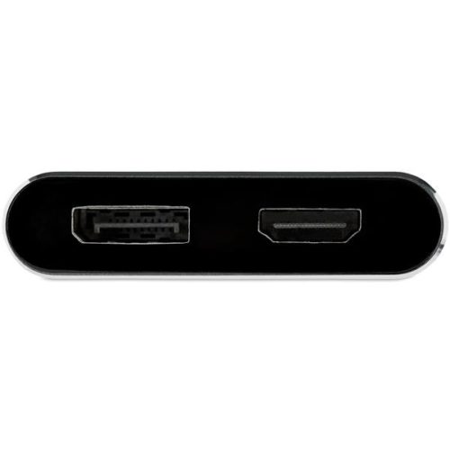 StarTech.com USB C Macho - HDMI/DisplayPort Hembra, Negro/Gris S USB-C A HDMI O DP - 4K 60HZ