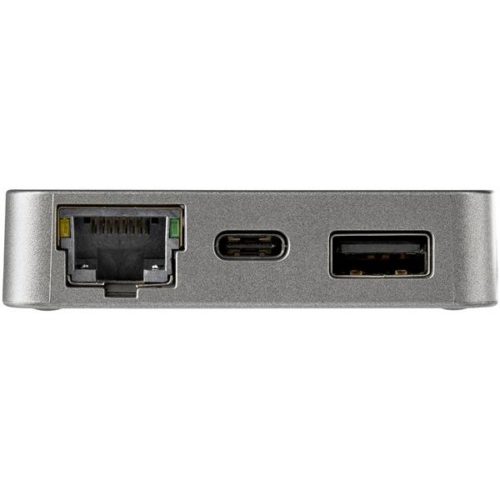 StarTech.com Docking Station USB C, 1x USB A, 1x HDMI/VGA/RJ-45, Negro/Plata TIPO C GEN 2 10GBPS - HDMI Y VGA