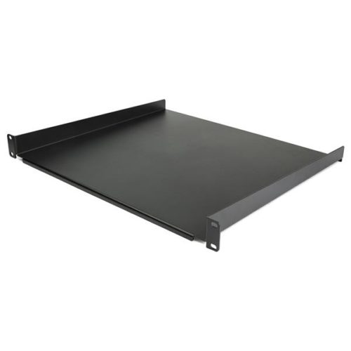 StarTech.com Charola Metálica para Rack, 1U, hasta 20kg, Negro 1U CON 16 DE PROFUNDIDAD