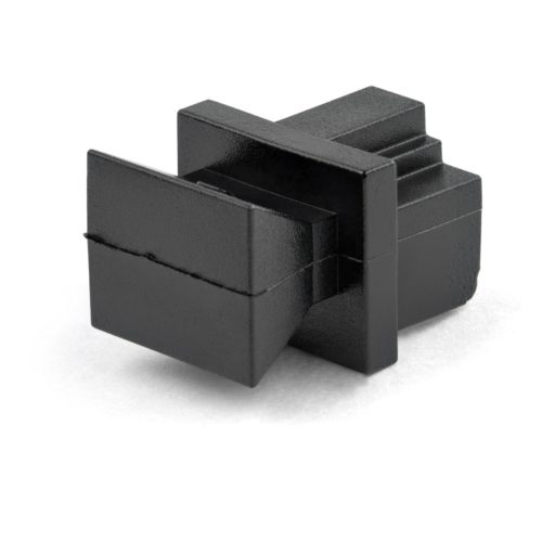 BRobotix Tapas para Conector RJ-45, Negro, 100 Piezas RJ45 - GUARDAPOLVO PUERTO LAN