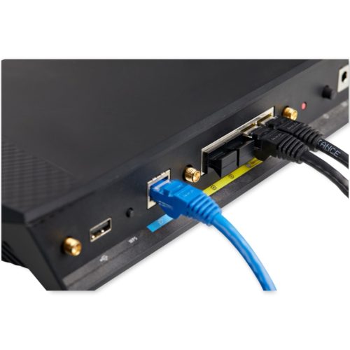 BRobotix Tapas para Conector RJ-45, Negro, 100 Piezas RJ45 - GUARDAPOLVO PUERTO LAN