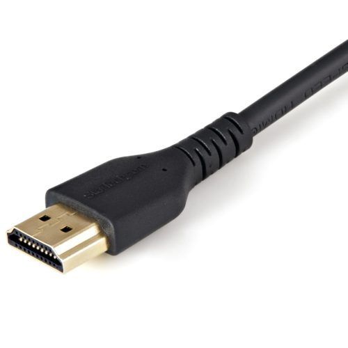 Cable Startech.com HDMI 2.0 Macho - HDMI 2.0 Macho, Tornillo de Seguridad, 1 Metro, Negro DE SEGURIDAD EN EL CONECTOR