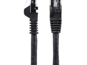 CABLE ETHERNET CAT 6 DE 1M LSZH PATCH UTP SIN ENGANCHES NEGRO