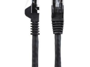 CABLE ETHERNET CAT 6 DE 3M LSZH PATCH UTP SIN ENGANCHES NEGRO