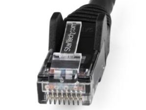 CABLE ETHERNET CAT 6 DE 5M LSZH PATCH UTP SIN ENGANCHES NEGRO