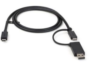 CABLE USB TIPO C DE 1M CON ADA PTADOR USB-A PARA DOCKS HíBRIDAS
