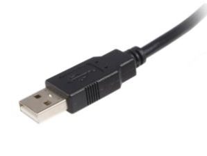 StarTech.com Cable USB de 5m para Impresora - 1x USB A Macho - 1x USB B Macho - Adaptador Negro USB A A USB B - NEGRO