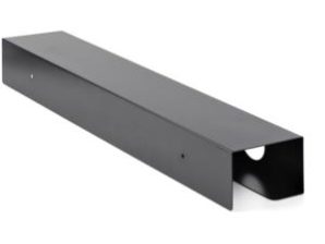StarTech.com Organizador de Cables para Debajo del Escritorio, 60cm Largo x 7.6cm Fondo - Acero AJO DEL ESCRITORIO - PORTACABLES