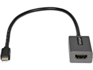 StarTech.com Adaptador Mini DisplayPort a HDMI Tipo Llave - Conversor Mini DisplayPort 1.2 a HDMI 1080p - Convertidor de Video mDP a HDMI 1.2 A HDMI CONVERSOR DE VIDEO