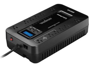 No Break CyberPower Ecologic UPS EC850LCD, 510W, 850VA, Entrada 96-140V 850VA/510W LCD ECO STANDBY 12CONT R