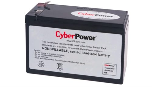 CyberPower Batería de Reemplazo para UPS RB1280, 12V, 8Ah REEMPLAZO DE 12V Y 8 AMPERES