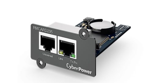 CyberPower Tarjeta de Monitoreo RMCARD205, 2x RJ-45 PR Y OR ENTRADA PARA ENVIROSENSOR