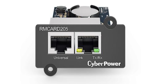 CyberPower Tarjeta de Monitoreo RMCARD205, 2x RJ-45 PR Y OR ENTRADA PARA ENVIROSENSOR