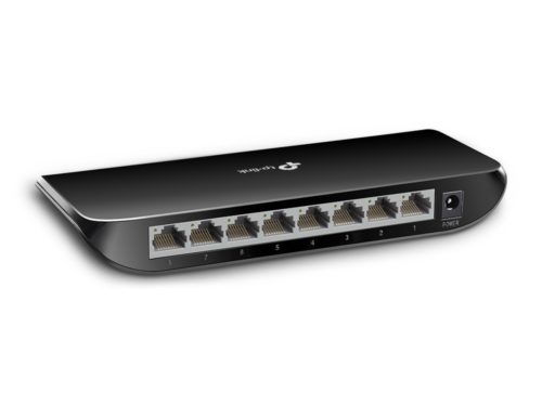 Switch TP-Link Gigabit Ethernet TL-SG1008D, 10/100/1000Mbps, 8 Puertos ? No Administrable GIGABIT SIN ADMINISTRACION