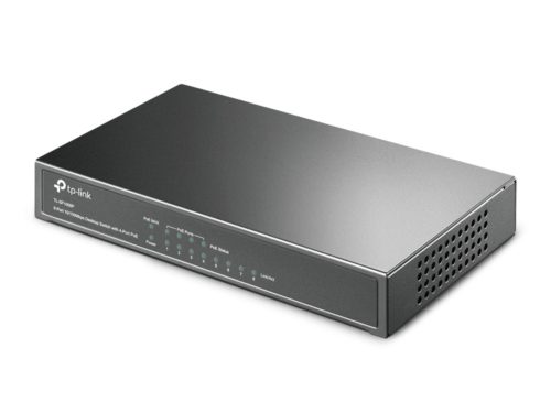 Switch TP-Link TL-SF1008P PoE, 10/100Mbps, 8 Puertos, 1000 Entradas ? No Administrable ETHERNET CON 4 PUERTOS POE SIN A