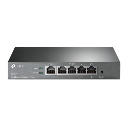 Router Balanceador TP-Link con Firewall TL-R470T+, Fast Ethernet, Alámbrico, 4x RJ-45 BALANCE DE CARGA