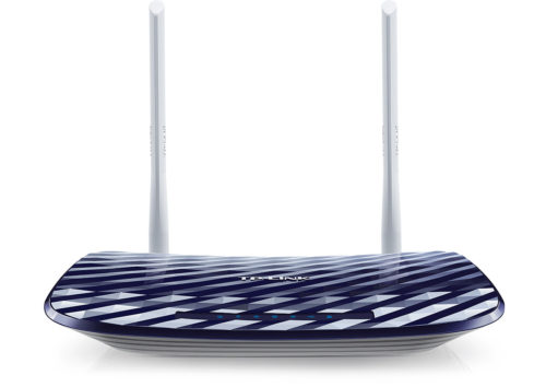 Router TP-Link de Banda Dual AC750 ARCHER C20, Inalámbrico, 5x RJ-45, 2.4-5GHz, con 3 Antenas DOBLE BANDA AC750