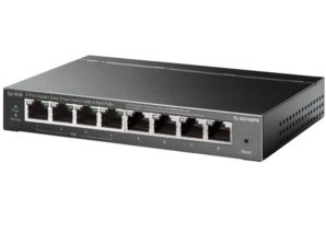 Switch TP-Link Gigabit Ethernet TL-SG108PE Easy Smart PoE, 8 Puertos 10/100/1000Mbps + 4 Puertos PoE, 16 Gbit/s, 4000 entradas - No Administrable GIGABIT CON 4 PUERTOS POE