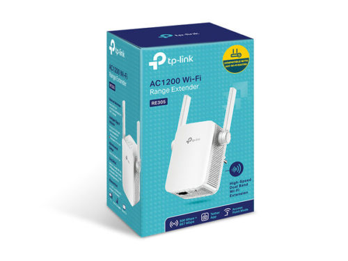 Extensor TP-Link de Rango de Banda Dual RE305 AC1200, 1200 Mbit/s, 2.4/5GHz, 2 Antenas BANDA AC1200