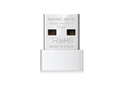 Mercusys Adaptador de Red USB 2.0 MW150US, Inalámbrico, 150 Mbit/s INALAMBRICO NANO 150MBPS