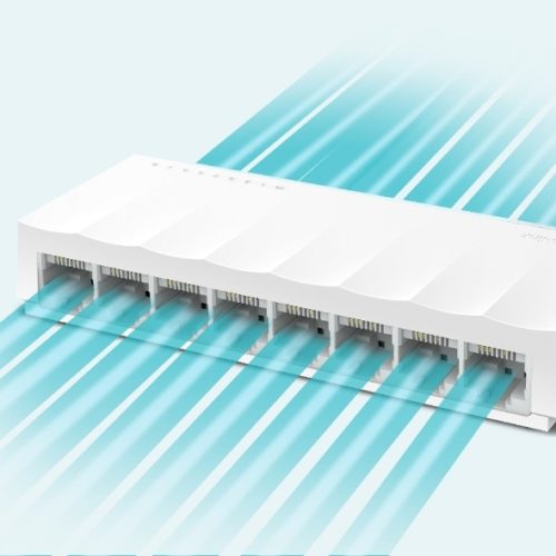 Switch TP-Link Fast Ethernet LS1008, 8 Puertos 10/100Mbps, 1.6 Gbit/s, 2000 Entradas - No Administrable ETHERNET AUTO-MDI/MDIX LITEWAVE