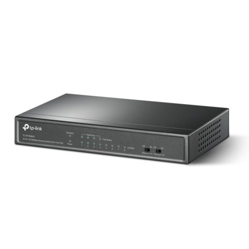 Switch TP-Link Fast Ethernet TL-SF1008LP, 8 Puertos 10/100Mbps, 1.6 Gbit/s, 2000 Entradas - No Administrable OS A 10 / 100MBPS CON POE EN 4 PUER