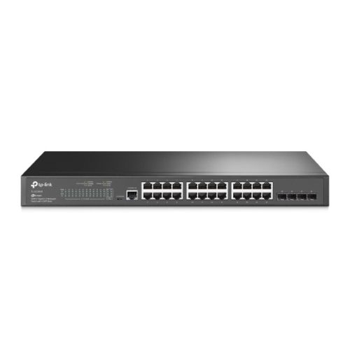 Switch TP-Link Gigabit Ethernet TL-SG3428, 24 Puertos 10/100/1000Mbps + 4 Puertos SFP, 56 Gbit/s, 8.000 Entradas - Gestionado MANAGED SWITCH WITH 4 SFP SLOTS