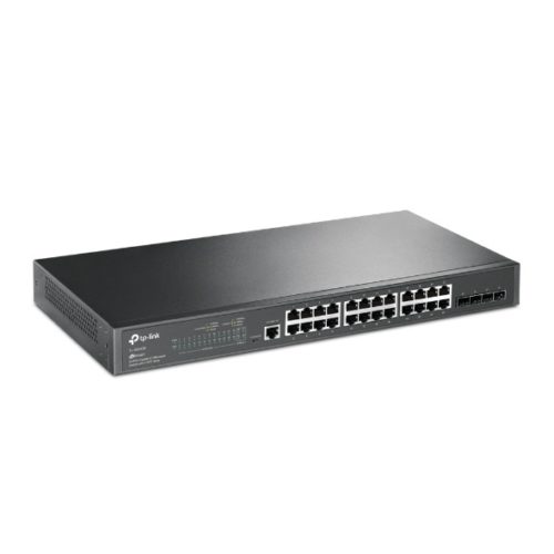 Switch TP-Link Gigabit Ethernet TL-SG3428, 24 Puertos 10/100/1000Mbps + 4 Puertos SFP, 56 Gbit/s, 8.000 Entradas - Gestionado MANAGED SWITCH WITH 4 SFP SLOTS