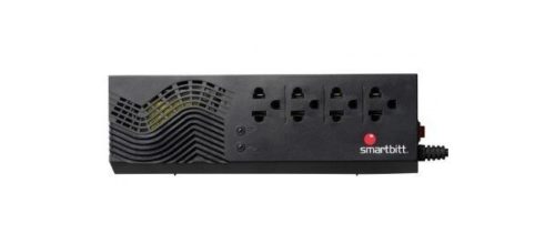 Regulador Smartbitt SBAVR1200S, 600W, Entrada 1200V, Salida 120V, 4 Contactos W 4 CONTACTOS LED ULTRACOMPACTO