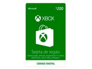 Xbox Gift Card / Tarjeta de Regalo, $200 ? Producto Digital Descargable ONLINE ESD 200 MXN R15