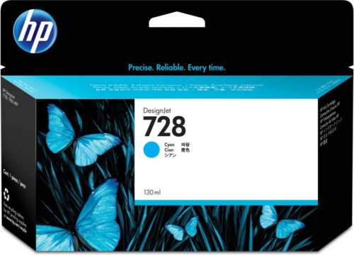 Cartucho HP 728 Cyan 130ml TINTA AMPLIO FORMATO F9J67A