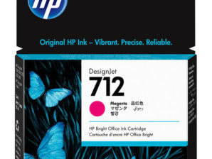 Cartucho de Tinta HP 712 - Magenta Original - Inyección de tinta - 1 Paquete TINTA AMPLIO FORMATO 3ED68A