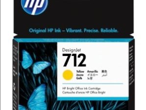 Cartucho de Tinta HP 712 - Amarillo Original - Inyección de tinta TINTA AMPLIO FORMATO 3ED69A