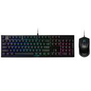 Teclado y Mouse Cooler Master MS111 Gaming Mecánico RGB Color Negro
