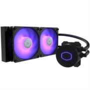 Disipador de Enfriamiento Líquido Cooler Master MasterLiquid Lite ML240L RGB Color Negro
